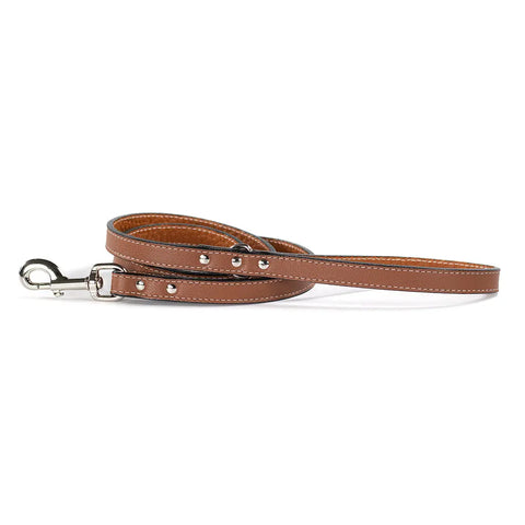 Tuscan Leather Dog Leash 5 Feet – Durable Soft Grip with O-Ring | Made in USA Quality Pet Leash Auburn Leathercrafters  item