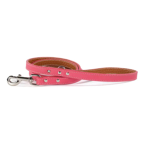 Tuscan Leather Dog Leash 5 Feet – Durable Soft Grip with O-Ring | Made in USA Quality Pet Leash Auburn Leathercrafters  item