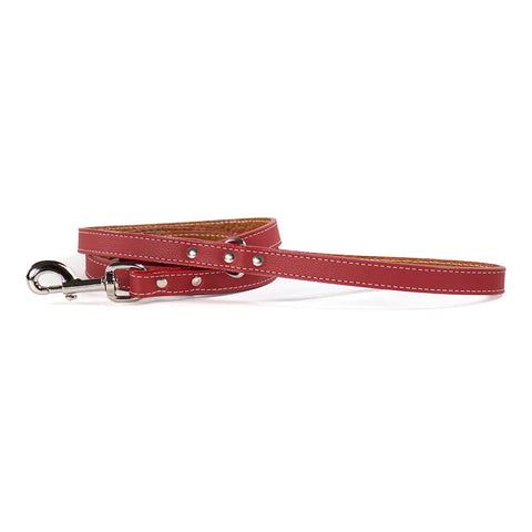Tuscan Leather Dog Leash 5 Feet – Durable Soft Grip with O-Ring | Made in USA Quality Pet Leash Auburn Leathercrafters  item