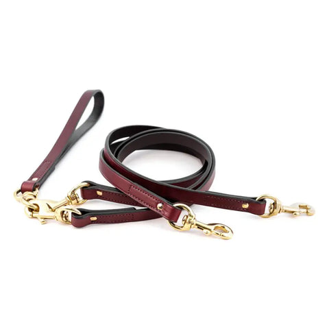 Two Dog Walker / No Tangle Leash - Leather Auburn Leathercrafters  item