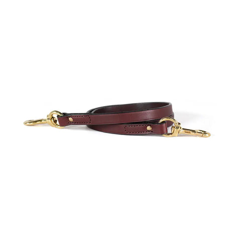 Two Dog Walker / No Tangle Leash - Leather - Extra Length Auburn Leathercrafters  item