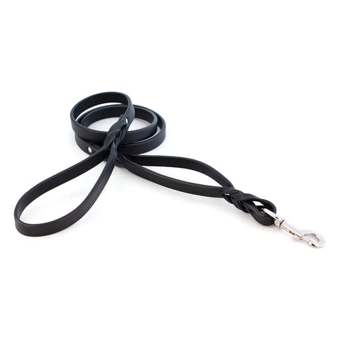 Two-Handled Braided Bridle Leather Dog Leash – Durable Large Dog Control – Auburn Leathercrafters | Made in USA Auburn Leathercrafters  item