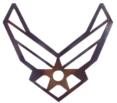 U.S. Air Force Metal Wall Art – Heat-Treated Steel | Custom Patriotic Decor Made in USA Knights Home Decor  item