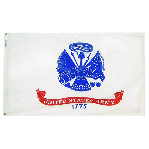 US Army Flag – Durable Outdoor Nylon with UV-Resistant SolarGuard Dyes | Made in USA Freedom Flag and Pole 