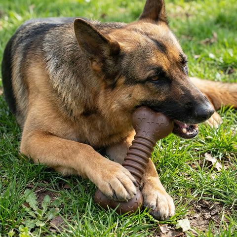 USA-K9 Stars and Stripes Bone Nylon Dog Chew Toy for Aggressive Chewers | USA Made SodaPup  Nylon Dog Toys