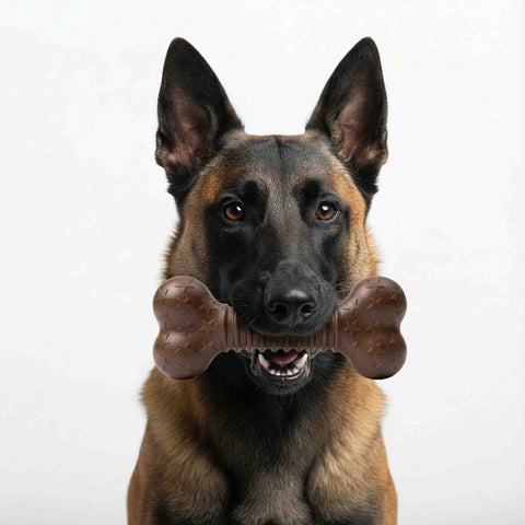 USA-K9 Stars and Stripes Bone Nylon Dog Chew Toy for Aggressive Chewers | USA Made SodaPup  Nylon Dog Toys