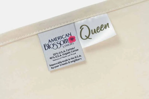 USA-Made 100% Cotton Flat Bed Sheet – Soft, Breathable & Single Size American Blossom Linens  Bed Sheets