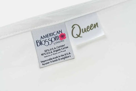 USA-Made 100% Cotton Flat Bed Sheet – Soft, Breathable & Single Size American Blossom Linens  Bed Sheets