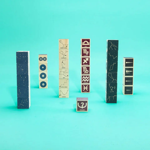 Uncle Goose 32-Piece Zodiac Constellation Blocks Set – 1.75 Inch Cubes – Educational Astronomy Toy | Made in USA Uncle Goose  Discovery