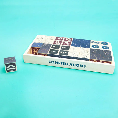 Uncle Goose 32-Piece Zodiac Constellation Blocks Set – 1.75 Inch Cubes – Educational Astronomy Toy | Made in USA Uncle Goose  Discovery