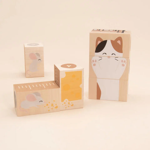 Uncle Goose 6-Piece Wooden City Blocks Set – Sustainable Basswood Building Toys | Made in USA Uncle Goose  Environments