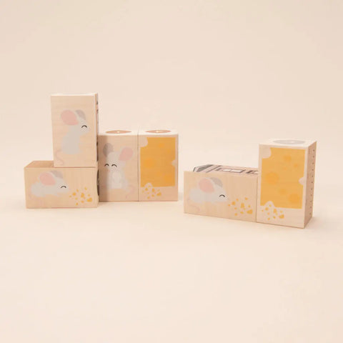 Uncle Goose 6-Piece Wooden City Blocks Set – Sustainable Basswood Building Toys | Made in USA Uncle Goose  Environments