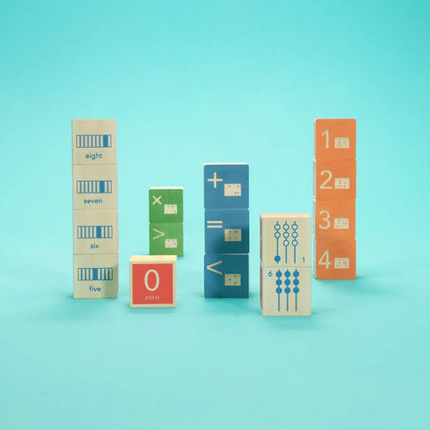 Uncle Goose Braille Math Blocks Uncle Goose  Abilities