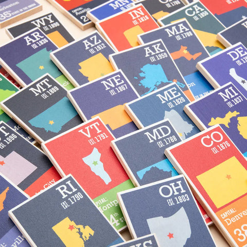 Uncle Goose Chips - United States Uncle Goose  Educational Chips