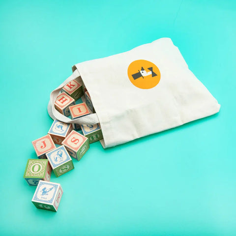 Uncle Goose Classic ABC Blocks With Canvas Bag Uncle Goose  Classic Goose