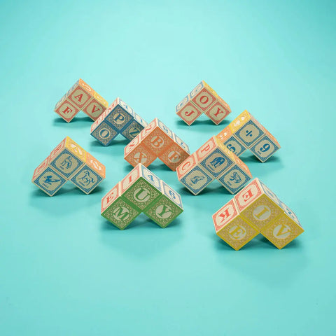 Uncle Goose Classic ABC Blocks With Canvas Bag Uncle Goose  Classic Goose