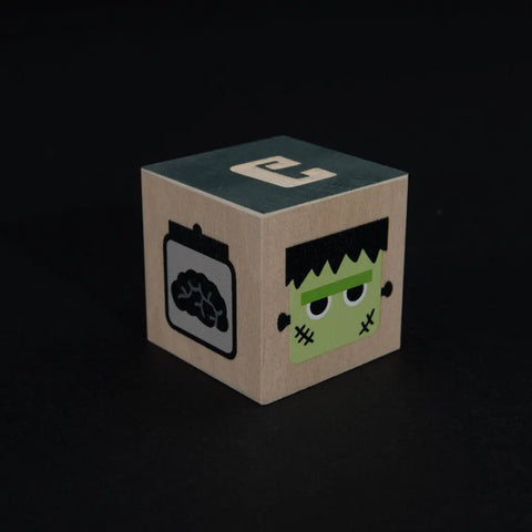 Uncle Goose Creature Feature Wooden Blocks Set – 9 Durable 1.75 Inch Basswood Cubes | Made in USA for Kids Ages 2+ Uncle Goose  Eclectic