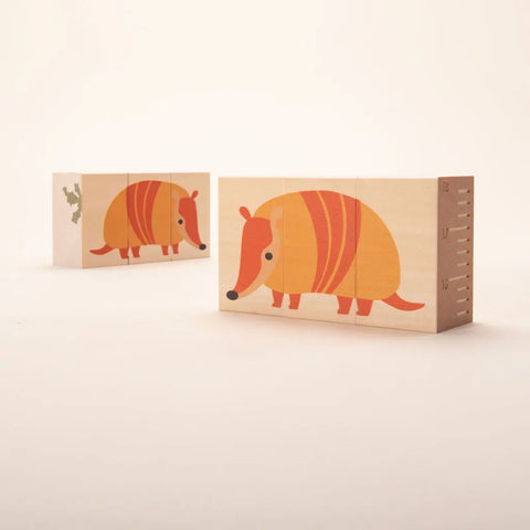 Uncle Goose Desert Educational Blocks Set – 6 Handcrafted Basswood Puzzle Toys | Made in USA Uncle Goose  Environments
