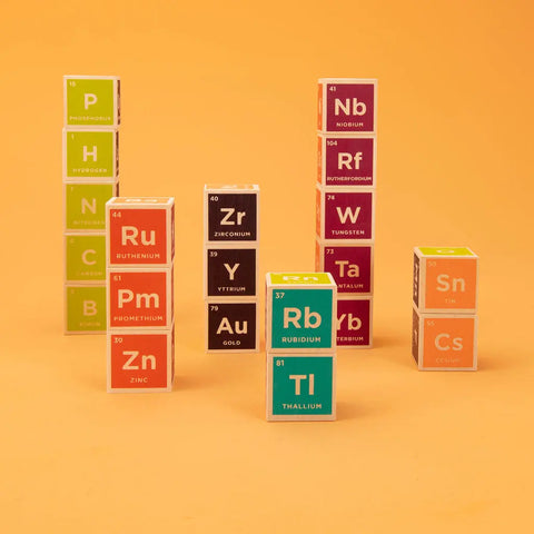 Uncle Goose Educational Elemental Blocks – 20 Colorful Chemistry Cubes for STEM Learning | Made in USA Uncle Goose  Discovery