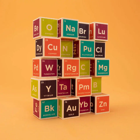 Uncle Goose Educational Elemental Blocks – 20 Colorful Chemistry Cubes for STEM Learning | Made in USA Uncle Goose  Discovery