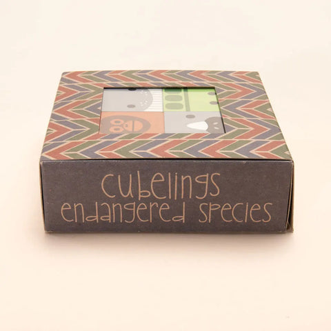 Uncle Goose Educational Endangered Species Wooden Blocks 1.75 Inch Cubes – Eco-Friendly Toy Set | Made in USA Uncle Goose  Cubelings