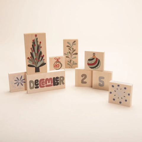 Uncle Goose Educational Wooden Calendar Chips Set – 53-Piece Sustainable Toy | Made in USA Uncle Goose  Patterning Chips