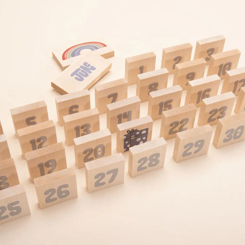 Uncle Goose Educational Wooden Calendar Chips Set – 53-Piece Sustainable Toy | Made in USA Uncle Goose  Patterning Chips