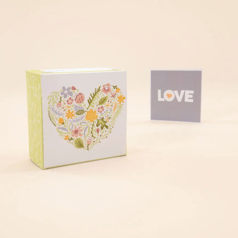 Uncle Goose Educational Wooden Puzzle Blocks – Heart-Shaped Floral Love Design | Made in USA for Ages 2+ Uncle Goose  Decor