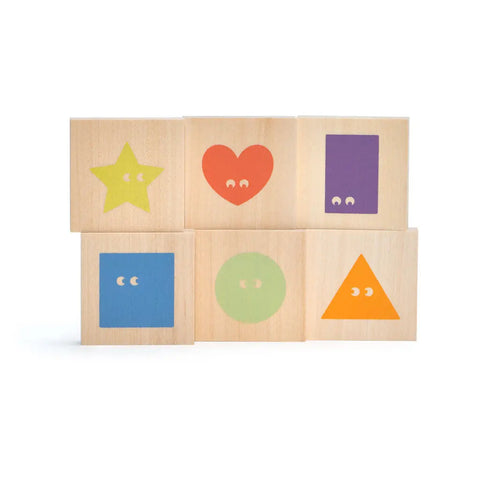 Uncle Goose French Vocabulary Wooden Flash Cards 64 Pc – 1.75 Inch Chips Educational Toy | Made in USA Uncle Goose  Vocabulary Chips