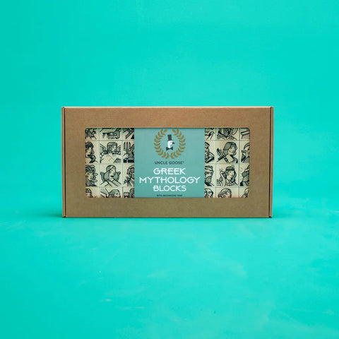Uncle Goose Greek Mythology Wooden Blocks 32-Pack 1.75 Inch Cubes – Made in USA | Sustainable Basswood Toy Set Uncle Goose  Eclectic