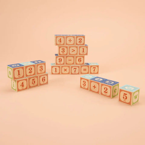 Uncle Goose Lowercase Alphabet Blocks 28-Piece Set – 1.75 Inch Wooden Cubes | Made in USA Educational Toy Uncle Goose  Classic Goose