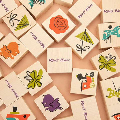 Uncle Goose Mary Blair Memory Game – 32-Piece Wooden Matching Game with Art Tiles | Made in USA Toy Uncle Goose  Grow