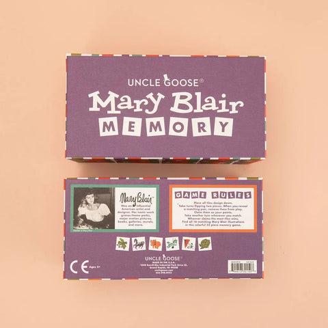Uncle Goose Mary Blair Memory Game – 32-Piece Wooden Matching Game with Art Tiles | Made in USA Toy Uncle Goose  Grow