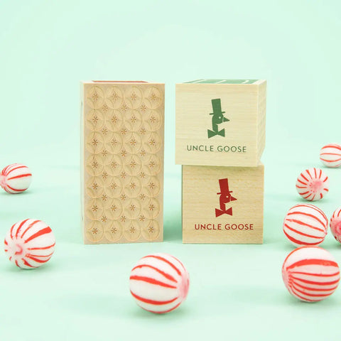 Uncle Goose Merry Christmas Letter Blocks Uncle Goose  Decor