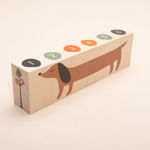Uncle Goose Neighborhood Wooden Building Blocks – 6-Piece Sustainable Basswood Toy Set | Made in USA Uncle Goose  Environments