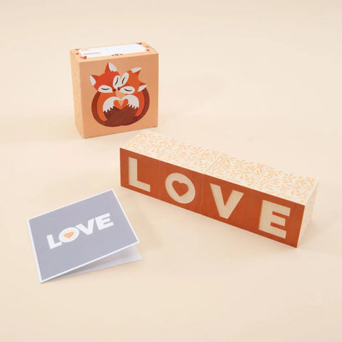 Uncle Goose Wooden Love Puzzle Blocks – Sustainable Basswood Toy | Made in USA Uncle Goose  Decor