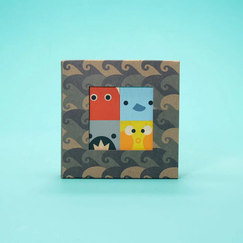 Uncle Goose Wooden Sea Creature Cubes 1.75 Inch Eco-Friendly Building Blocks – Made in USA | Sustainable Basswood Toy Set Uncle Goose  Cubelings