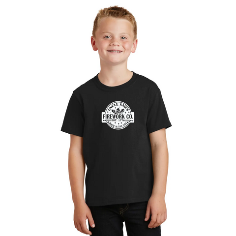 Uncle Sam's Fireworks Organic Cotton Unisex T-Shirt – Tagless Comfort | Made in USA Suede Kloth 