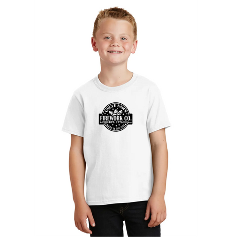 Uncle Sam's Fireworks Organic Cotton Unisex T-Shirt – Tagless Comfort | Made in USA Suede Kloth 