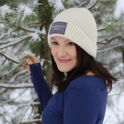 Unisex Natural Wool Beanie Hat – American-Made With Sustainable Fiber | Made in USA by Ramblers Way Ramblers Way  Accessory