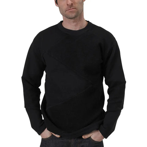 Unisex Organic French Terry Crewneck Sweatshirt – Asymmetrical Design | Made in USA Spiritex | Sustainable Apparel  Men's Sweatshirts & Hoodies
