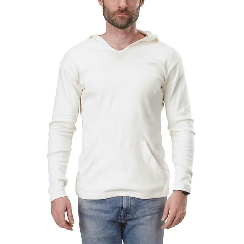 Unisex Ribbed Hoodie – 100% Organic Cotton Pullover | Made in USA Spiritex | Sustainable Apparel  Men's Sweatshirts & Hoodies