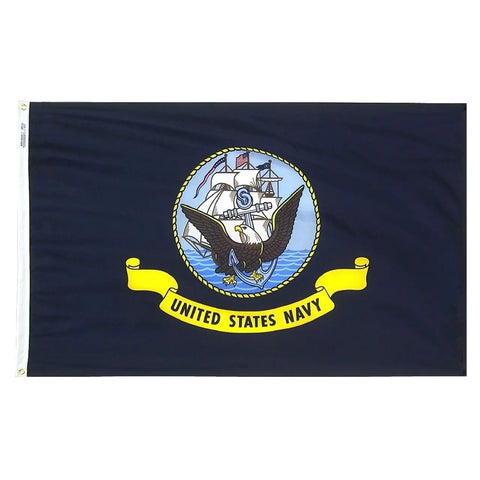 United States Navy Flag – Premium 200 Denier Nylon – Vibrant Durable Colors | Made in USA Freedom Flag and Pole 