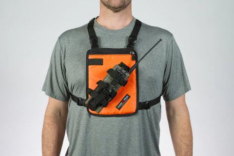 Universal Radio Chest Pack 9.5 Inch – Adjustable Hands-Free Carrier | Made in USA Lone Peak Packs 