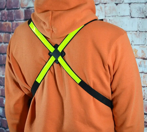 Universal Reflective Radio Chest Harness 9.5 Inch – High Visibility | Made in USA Lone Peak Packs 