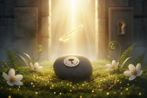 Unlock Your Potential Meditation Stone – Handcrafted Inspirational Growth Tool | Made in USA Whitney Howard Designs  Meditation Stones