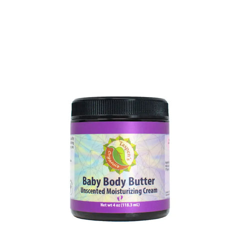 Unscented Baby Body Butter Cream – Gentle Moisturizer 4 oz – Made in USA Taspen's Organics  Baby/Children Products (6)