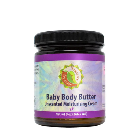 Unscented Baby Body Butter Cream – Gentle Moisturizer 4 oz – Made in USA Taspen's Organics  Baby/Children Products (6)