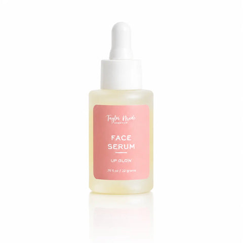 UpGlow Organic Face Serum 0.75 fl oz – Vegan Collagen & Hyaluronic Acid Blend | Made in USA Taylor Made Organics  eye serum