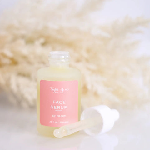 UpGlow Organic Face Serum | Collagen | Hyaluronic Acid Taylor Made Organics  eye serum